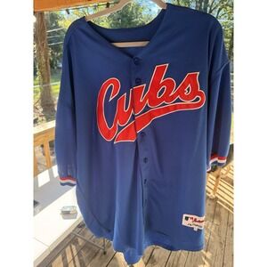 AUTHENTIC MAJESTIC RYNE SANDBERG #23 CHICAGO CUBS 125 ANNIVERSARY PATCH SIZE 56